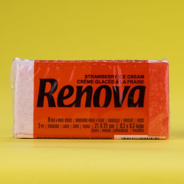 Thumbnail 4 de Renova Red Label Pañuelos de Bolsillo Aroma Fresa, 6 paquetes 😊