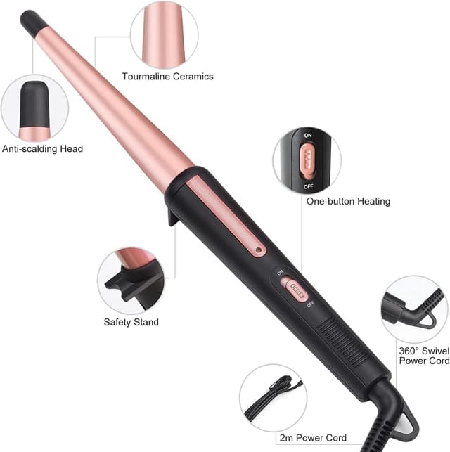 Thumbnail 1 de 13–25mm Tapered Hair Curling Wand