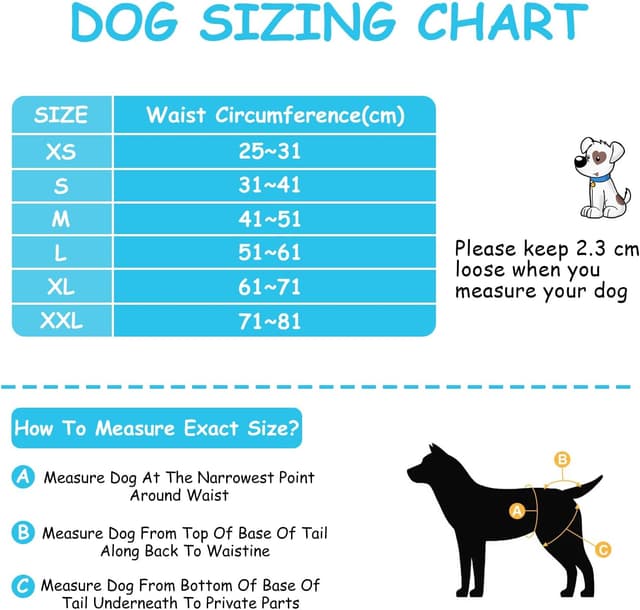 Detalle de Hundewindeln für Hündinnen 3er Set