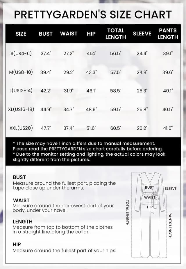 Thumbnail 5 de PRETTYGARDEN Fall Jumpsuit S(4-6)