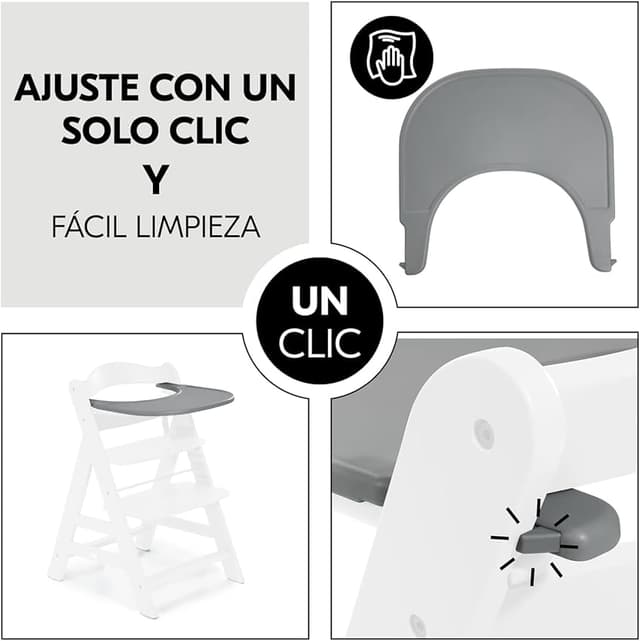Detalle de hauck Alpha Plus Bandeja Trona XL 6 meses