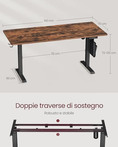 Thumbnail 1 de VASAGLE Escritorio Eléctrico Regulable con Memoria 🖥