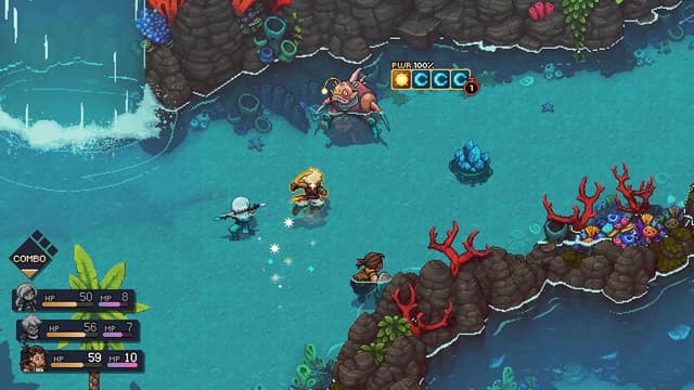Detalle de IAM8BIT Sea of Stars para Switch