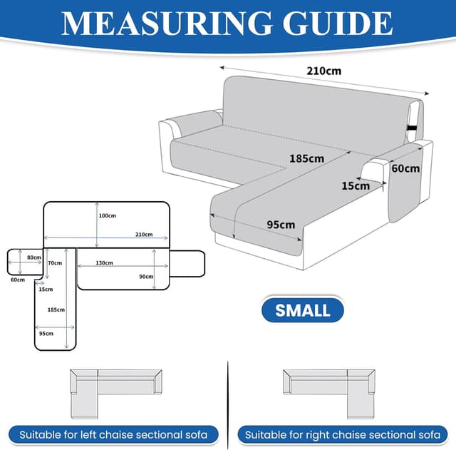 Detalle de YSTELLAA Impermeabile copridivano 2 posti con penisola, reversibile e antiscivolo verde scuro