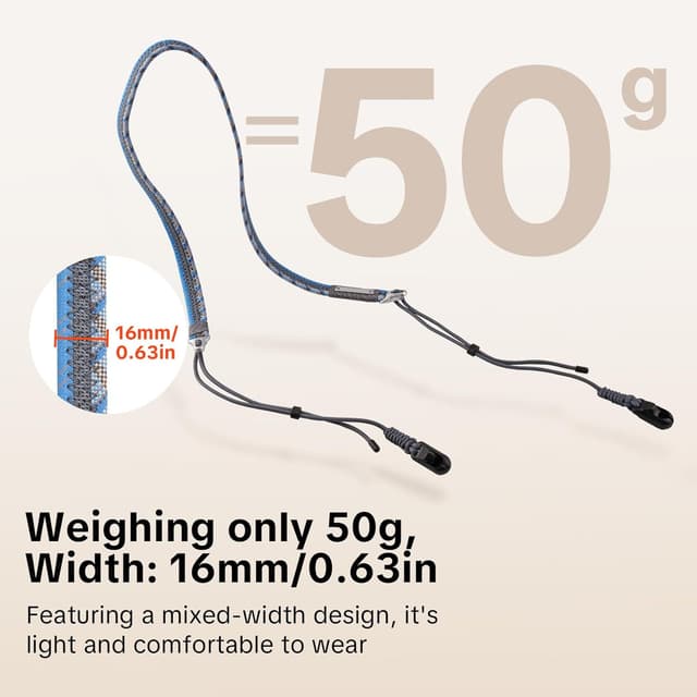 Detalle de PGYTECH Cinturino Slim regolabile 820–1360mm