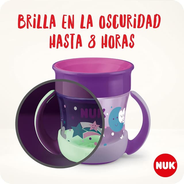 Thumbnail 3 de NUK Mini Magic Cup Night 160 ml taza para sorber