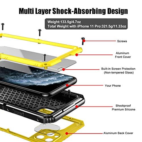 Thumbnail 1 de Beeasy Funda iPhone 11 Pro Militar Antigolpes Impermeable