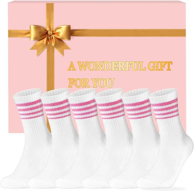 Detalle de Niorasen Calzini Tennis Donna traspiranti in cotone, 6 paia (taglie 35-38 e 39-42) con supporto e punta senza cuciture