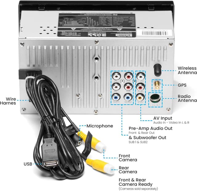 Thumbnail 4 de BOSS BVCP9700A Car Stereo 7 Inch Touchscreen