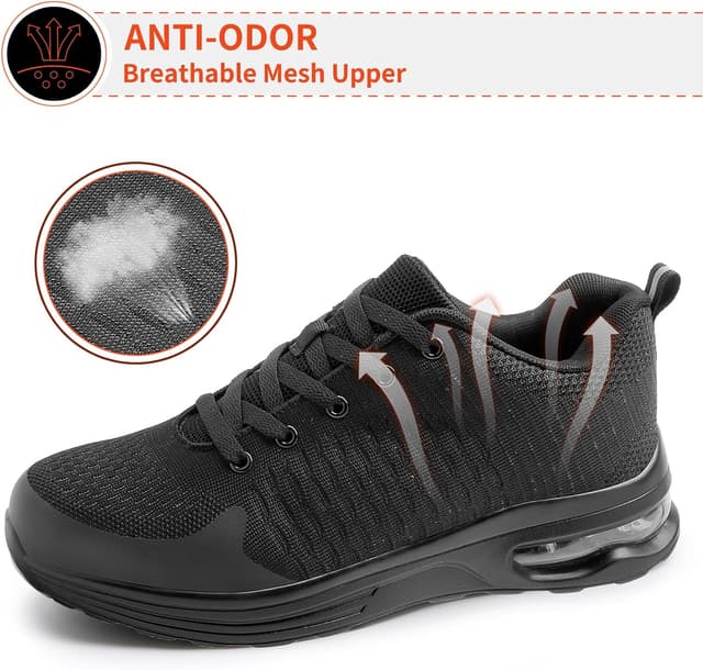 Detalle de Slip resistant steel toe trainers