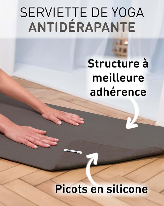 Detalle de Fit-Flip serviette yoga 185 x 63 antidérapante