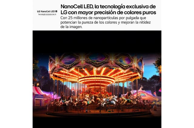 Detalle de LG NANO81 50 pulgadas 4K NanoCell 2025