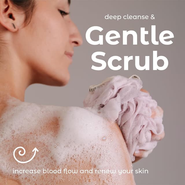 Thumbnail 4 de MainBasics Loofah Pouf Set of 3