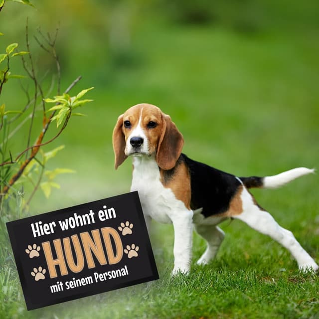 Thumbnail 4 de trendaffe Fußmatte Hier wohnt EIN Hund 60x40 cm