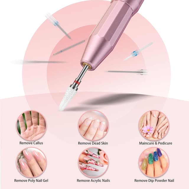 Thumbnail 6 de Keramik-Nagelbohrer-Set 3/32 für Acrylnägel