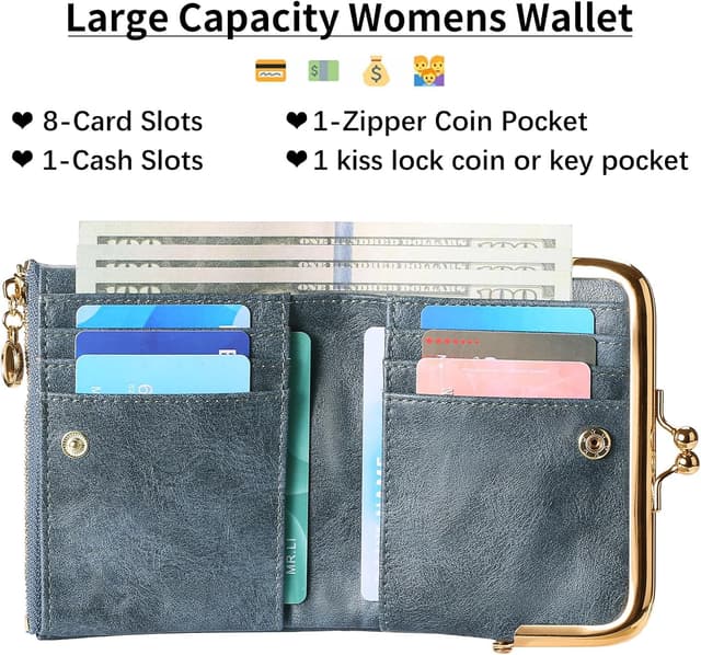 Detalle de FALAN MULE leather RFID wallet 12 x 10cm