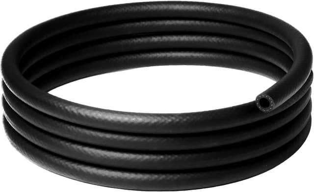 1/4 Inch (6mm) ID Fuel Line Hose — 25 FT 300PSI NBR Rubber Push Lock for Automotive