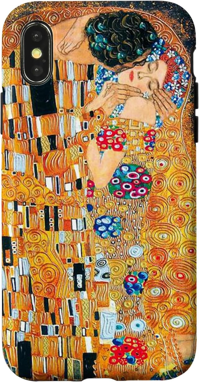 Detalle 1 de Cover per iPhone 15 Dipinto Del Bacio