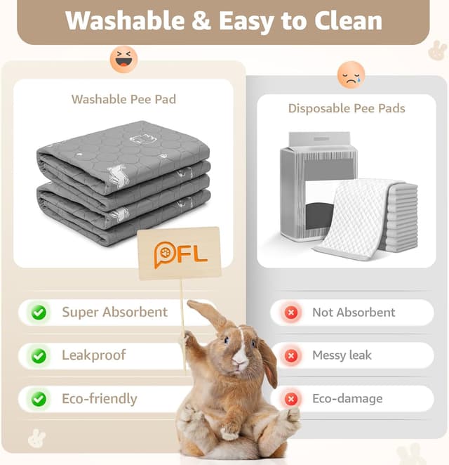 Thumbnail 4 de PICK FOR LIFE 90x120 cm guinea pig cage liner