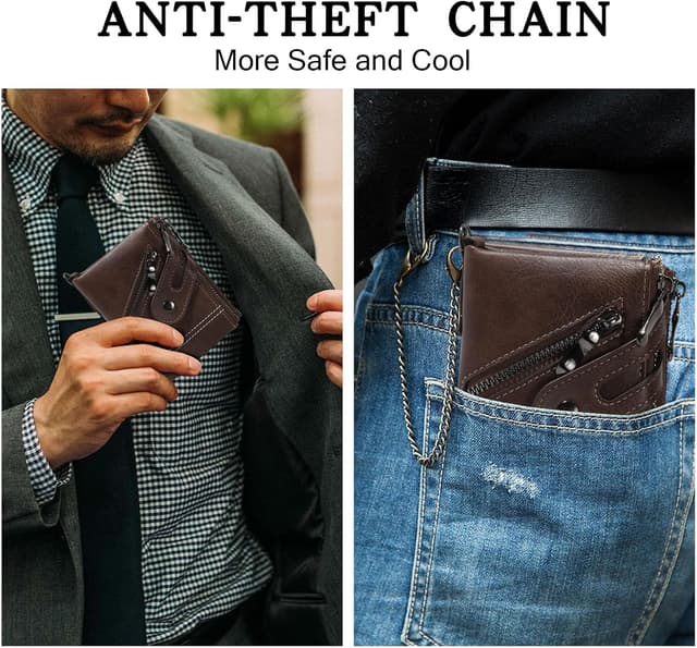 Detalle de Herren-Geldbörse mit RFID-Schutz und 19 Fächern