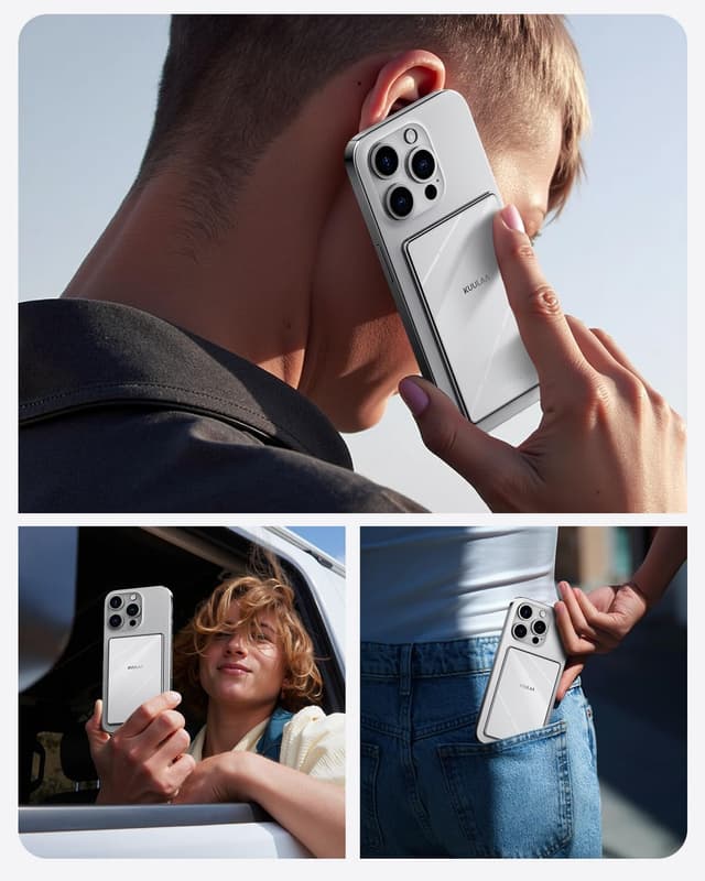 Detalle 2 de Kuulaa MagSafe Power Bank 7mm Ultra-Slim 5000mAh (Magnetic Portable Charger, USB-C Output)