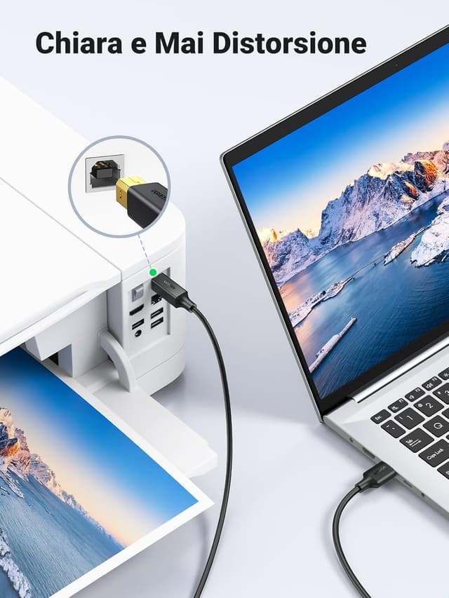 Thumbnail 4 de UGREEN Cavo Stampante USB 2.0 A-B 3m