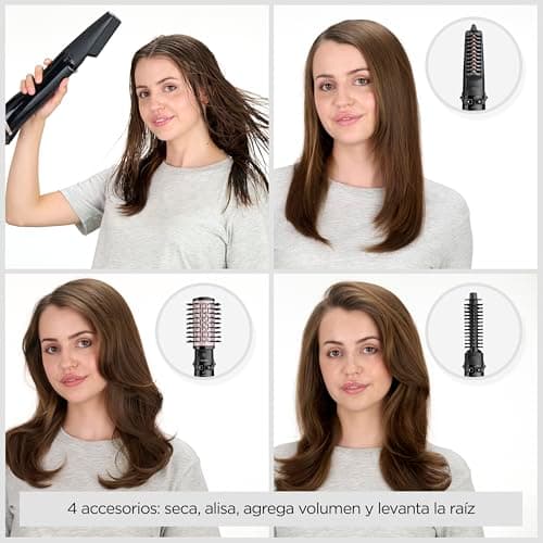 Detalle 2 de BaByliss AS200E cepillo rotatorio 4 accesorios ✂