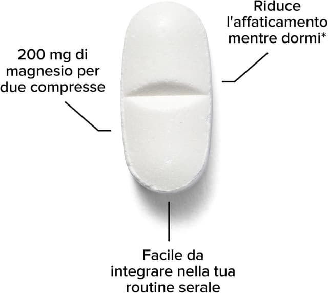 Detalle 2 de Bulk Magnesio bisglicinato in compresse 500 mg (200 mg di magnesio attivo) – 180 compresse