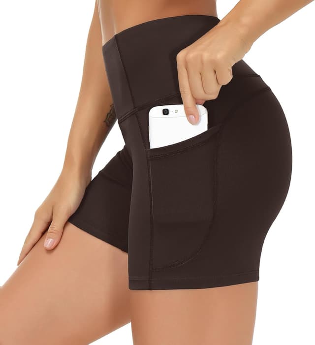 Thumbnail 6 de THE GYM PEOPLE High Waist Yoga Shorts with Pockets