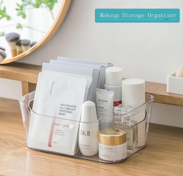 Detalle 2 de Grace Store 4PCS Clear Plastic Storage Organisers