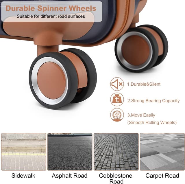 Detalle 2 de Hartschalenkoffer 76 cm British Traveller 101 l