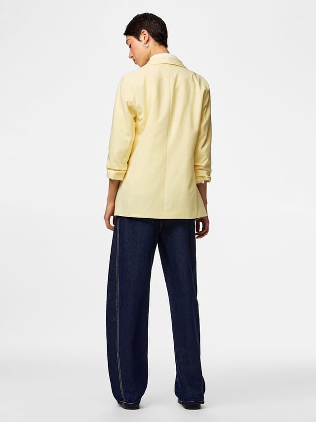 Detalle de PIECES Blazer PCBOSELLA für Damen – Regular Fit mit Reverskragen