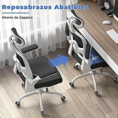 Thumbnail 6 de naspaluro Silla de Oficina Ergonómica con Reposabrazos