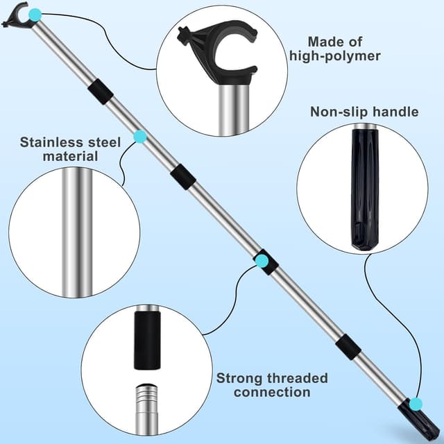 Detalle de Window Pole Opener 1.86m telescopic for blinds
