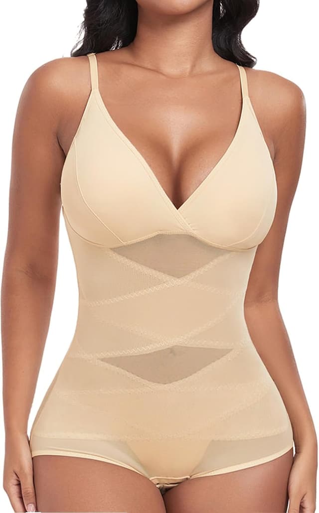 Thumbnail 6 de Niwicee Donna Bodysuit body contenitivo modellante con spallino regolabile e busto con coppe removibili