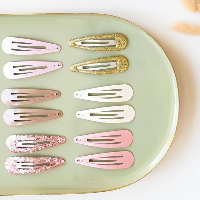 Detalle 1 de Papierdrachen Haarspangen Set 48er