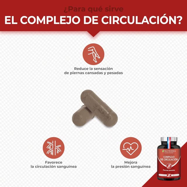 Thumbnail 1 de Nutrimea Complejo Circulación 🌿 Alivio Natural para Piernas Cansadas