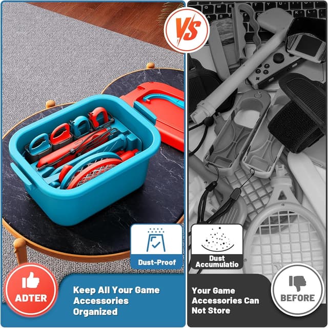 Detalle de Deruitu 15 en 1 Switch Sports Accesorios Bundle