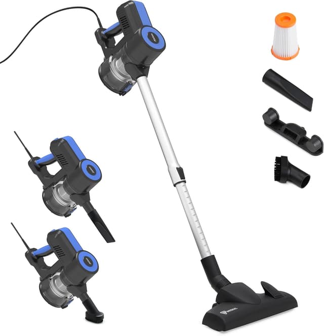 Detalle de Akitas S12 corded bagless 2-in-1 vacuum with handheld & stick mode