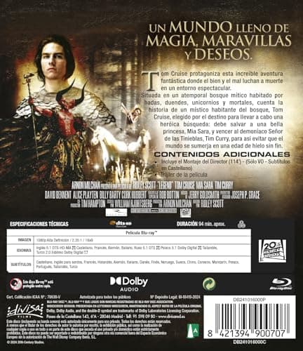 Detalle 2 de Divisa HV Legend 1985 Blu-ray