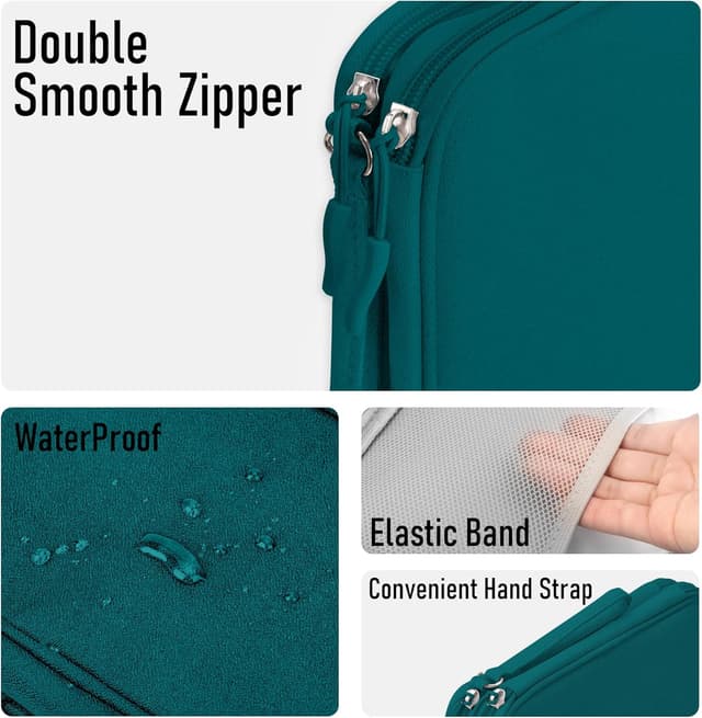 Detalle 2 de Arae cable organiser travel bag, 24 x 17 x 6 cm