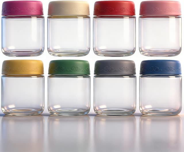 Thumbnail 6 de DicraoLea Glass Overnight Oats Jars 16oz