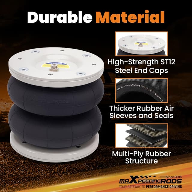 Detalle de maXpeedingrods Air Suspension Spring Bag for Fiat Ducato, Peugeot Boxer & Citroen Relay/Jumper