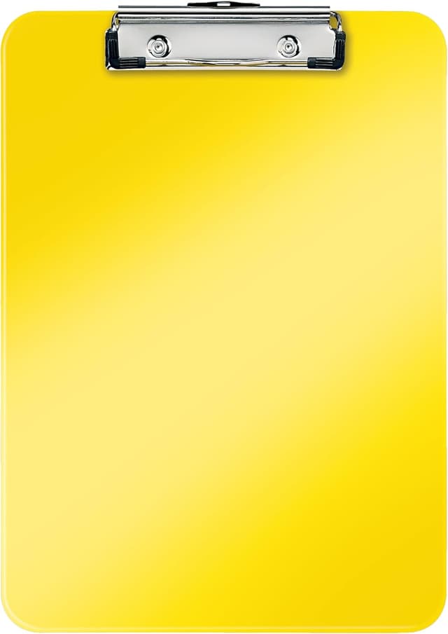 Detalle de Leitz Portablocco con clip in metallo WOW A4 PS, Giallo