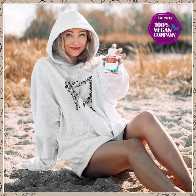 Detalle 2 de Omega‑3 vegan Kapseln 60× — 600 mg DHA + 300 mg EPA pro Tag 💊