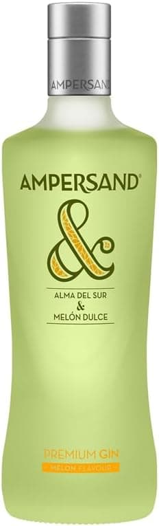 Detalle de Ampersand Ginebra Premium Melón 37.5º - 70 cl 🍈