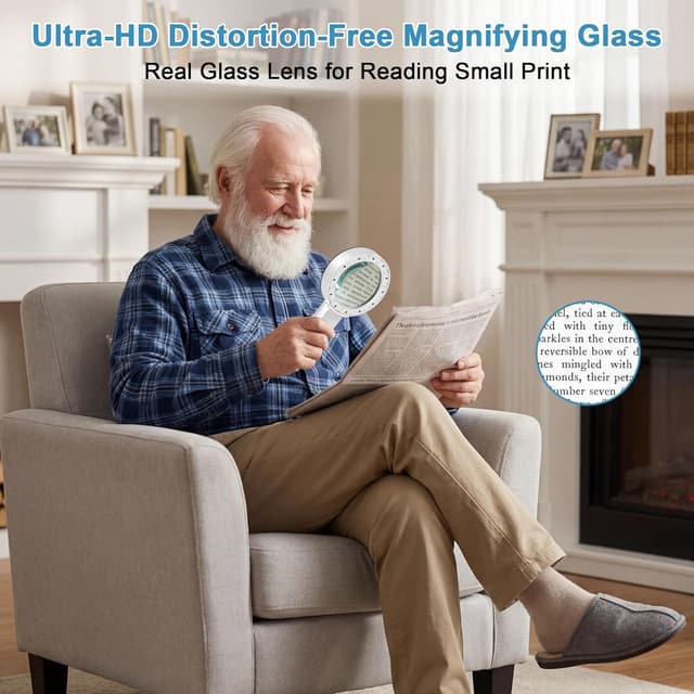 Thumbnail 2 de Nazano Ultra-Clear Magnifying Glass with Light