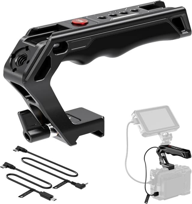 Detalle de NEEWER PG005E NATO Top Handle with Record Button 🎥