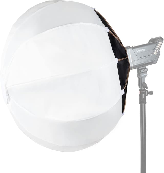 Detalle de SMALLRIG Laternen-Softbox 90 cm Bowens Mount 3932 mit flexiblem Klettverschluss-Barndoor