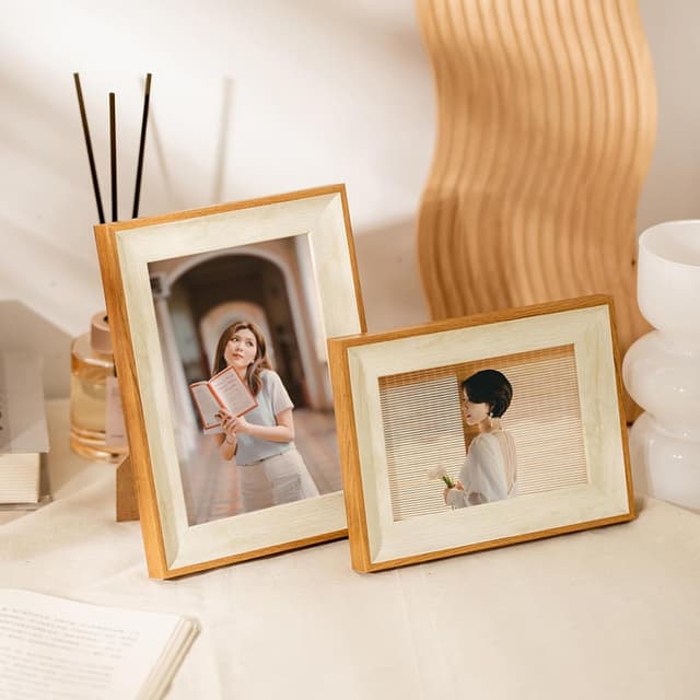 Detalle de 8x6 Photo Frame Picture Frames with Plexiglass Wall & Desktop Display (XK00501)
